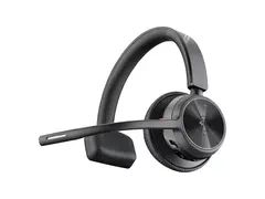 HP Poly Voyager 4310-M - Voyager 4300 UC series hodesett - on-ear - Bluetooth - trådløs, kablet - USB-C - svart - Certified for Microsoft Teams