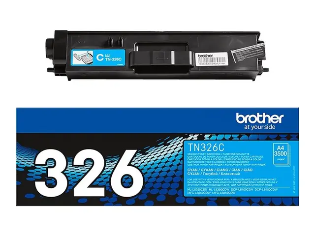 Brother TN326C - Cyan original tonerpatron for DCP-L8400CDN, DCP-L...