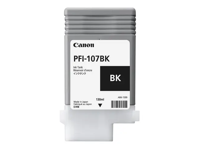 Canon PFI-107 BK - 130 ml - fotosort - original - blekkbeholder - ...