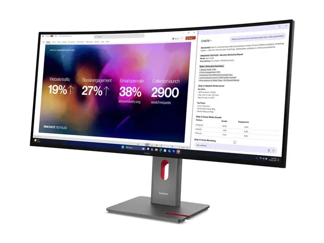 Lenovo ThinkVision P40WD-40 - LED-skjerm kurvet - 40" (39.7" synlig) - 5120 x 2160 5K @ 120 Hz - IPS - 400 cd/m² - 2000:1 - HDR10 - 4 ms - Thunderbolt 4, HDMI, DisplayPort - høyttalere - eklipsesvart 