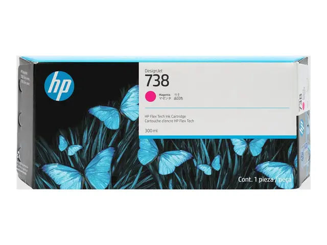 HP 738 - 300 ml magenta original DesignJet blekkpatron for T950
