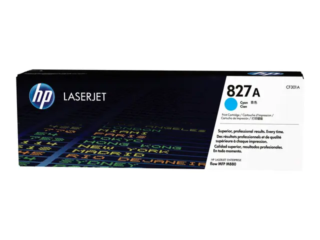 HP 827A - Cyan - original - LaserJet - tonerpatron (CF301A) - for ...