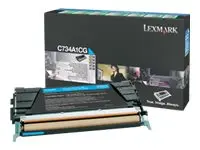 Lexmark - Cyan - original - tonerpatron LCCP, LRP - for Lexmark C7...