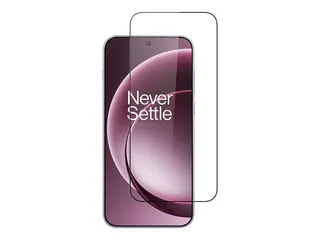 Screenor - Skjermbeskyttelse for mobiltelefon full cover, tempered - glass - rammefarge svart - for OnePlus 15