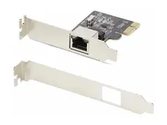 StarTech.com 1-Port Gigabit PCIe Network Adapter Card, TAA Compliant Nettverksadapter - PCIe lav profil - Gigabit Ethernet x 1 - svart - TAA-samsvar