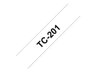 Brother - Svart - hvit - Rull (1,2 cm) 1 rull(er) merkelapper for P-Touch PT-15, PT-20, PT-6