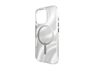 ZAGG Milan Snap - Baksidedeksel for mobiltelefon MagSafe-samsvar - grafen - snurr glitter - for Apple iPhone 16 Pro