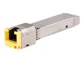 HPE Aruba Cat5e - SFP (mini-GBIC) transceivermodul 1GbE - 1000Base-T - RJ-45 - opp til 100 m - TAA-samsvar - for P/N: R9G10A#ACD, R9G11A#ACD, R9G16A#ACD, R9G17A#ABA, R9G17A#ACD, R9G22A#ACD, R9G23A#ACD