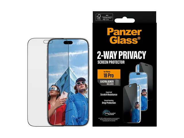 PanzerGlass - Skjermbeskyttelse for mobiltelefon - ultravid passfo...