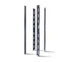 APC - Rackskinne - svart - 42U - 23&quot; (en pakke 4) for NetShelter SX Enclosure with Roof and Sides, Enclosure without rear doors