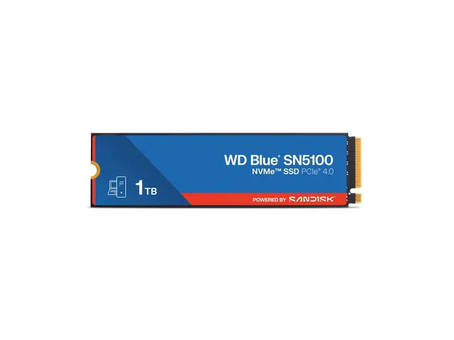 WD Blue SN5100 - SSD 1 TB intern M.2 2280 PCIe 4.0 (NVMe)
