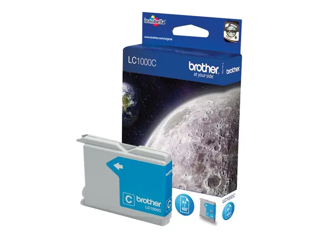Brother LC1000C - Cyan - original - blekkpatron - for Brother DCP-...