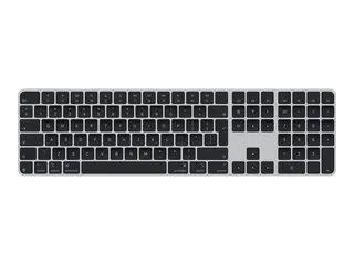 Apple Magic Keyboard with Touch ID and Numeric Keypad Tastatur - USB-C - trådløs - Bluetooth - QWERTY - Internasjonal engelsk / kanadisk fransk - svarte nøkler