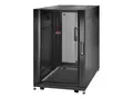 APC NetShelter SX - Rack skap - svart 18U - 19" - TAA-samsvar - for P/N: SMTL1500RM3UC, SMTL1500RMI3UC, SRT2200RMXLAUS, SRTL3KRM1UC, SRTL3KRM1UNC