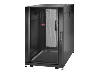 APC NetShelter SX - Rack skap - svart - 18U 19" - TAA-samsvar - for P/N: SMTL1500RM3UC, SMTL1500RMI3UC, SRT2200RMXLAUS, SRTL3KRM1UC, SRTL3KRM1UNC