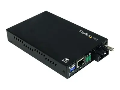 StarTech.com 10/100 Mbps Multi Mode Fiber Media Converter SC - Up ...