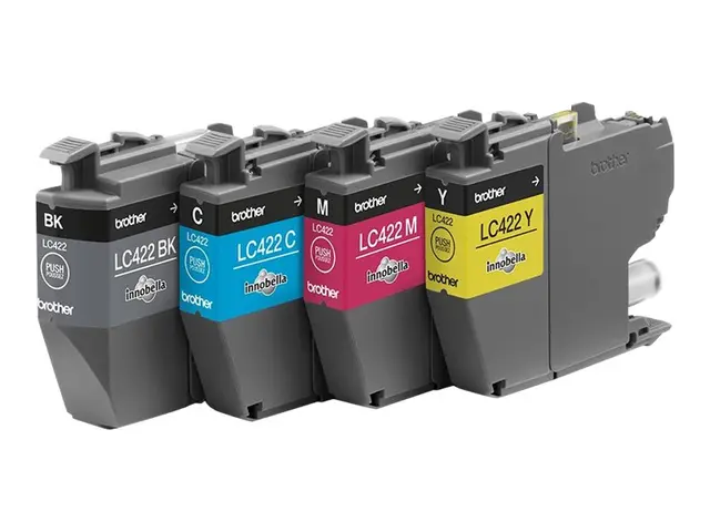 Brother LC422 Value Pack - 4-pack svart, cyan, magenta, gul origin...