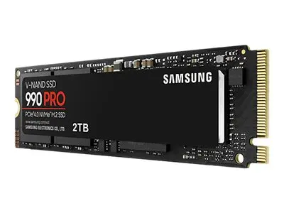 Samsung 990 PRO MZ-V9P2T0BW - SSD kryptert 2 TB intern M.2 2280 PC...