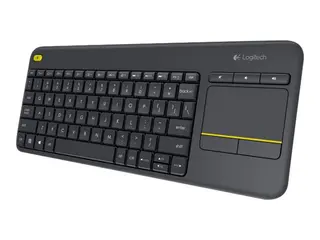 Logitech Wireless Touch Keyboard K400 Plus Tastatur - tr&#229;dl&#248;s - 2.4 GHz - Nordisk - svart