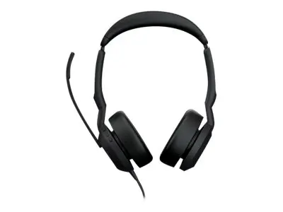 Jabra Evolve2 50 UC Stereo - Hodesett on-ear kablet aktiv støydemp...