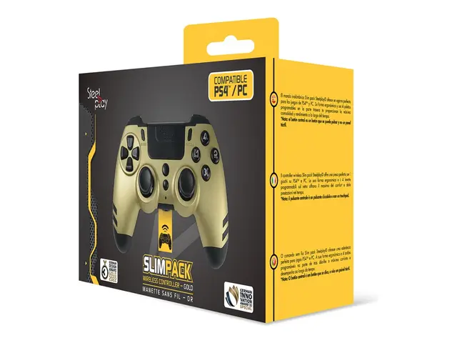 Steelplay Slim Pack - Håndkonsoll - trådløs - 2.4 GHz - gull - for...