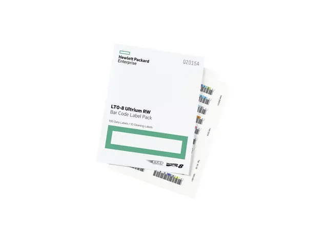 HPE LTO-8 Ultrium RW Bar Code Label Pack - Strekkodeetiketter