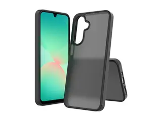 Screenor Icy - Bakdeksel for mobiltelefon termoplast-polyuretan (TPU), akryl - svart - for Samsung Galaxy A16, A17, A26