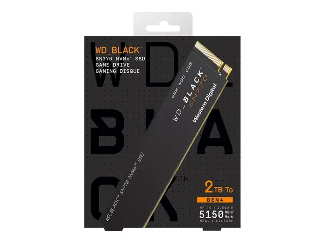 WD_BLACK SN770 WDS200T3X0E - SSD 2 TB intern M.2 2280 PCIe 4.0 x4 ...