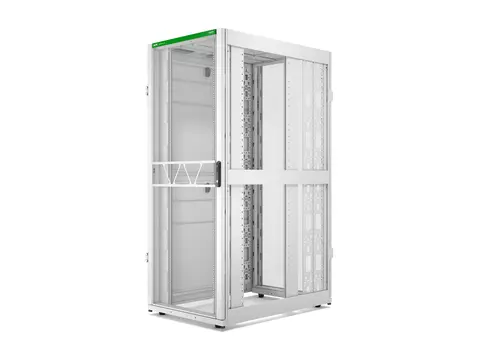 APC NetShelter SX Gen 2 - Rack skap - 1991 H x 800W x 1200D mm, med sider står på gulv - hvit - 42U - 19" - for P/N: SMT1000RM1U, SMT750RM1U, SRTL10KRM4UT, SRTL5KRM2UI-HW, SRTL5KRM2UT-HW, SRTL8KRM4UT