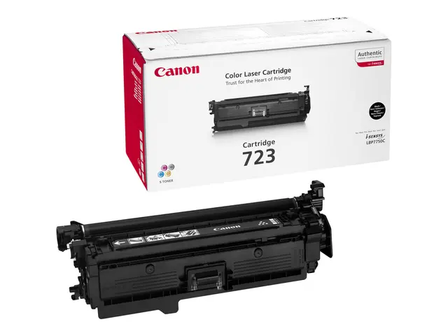 Canon 723 BK - Svart - original - tonerpatron - for i-SENSYS LBP77...