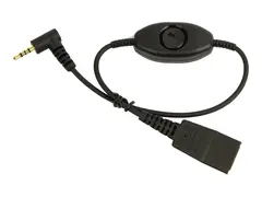 Jabra - Hodesettadapter - mikrojakk hann til Quick Disconnect hann