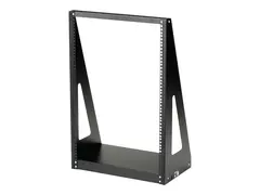 Startech 16U Open Frame Network Rack - 19" 2 Post Free Standing Desktop Rack for Computer, AV, Media, IT Equipment for Server Room (2POSTRACK16) Rack åpen ramme - 2-stangs - 16U - 19"