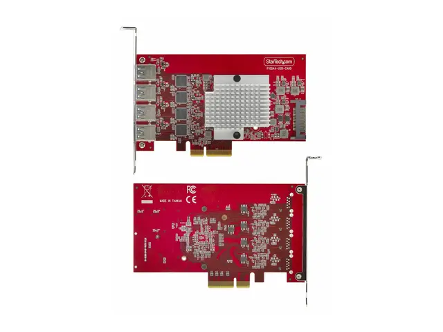 StarTech.com - USB-adapter PCIe 3.0 x4 lav profil USB 3.2 Gen 2 x ...