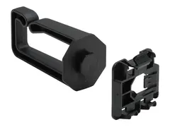 Eaton Tripp Lite Series Cable Management D-Rings for DIN Rails Multi-Angle, 1U, Black, 2 Pack - D-ringkabelstyringssett (horisontal / vertikal) - svart - 1U (en pakke 2) - for P/N: N063-008-6A-SH