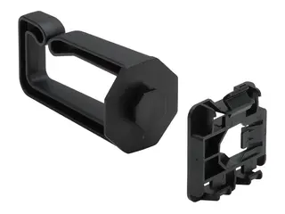 Eaton Tripp Lite Series Cable Management D-Rings for DIN Rails Multi-Angle, 1U, Black, 2 Pack - D-ringkabelstyringssett (horisontal / vertikal) - svart - 1U (en pakke 2) - for P/N: N063-008-6A-SH