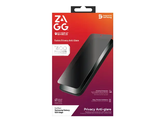 ZAGG InvisibleShield Fusion - Skjermbeskyttelse for mobiltelefon a...