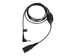 Jabra - Hodetelefonkabel - Quick Disconnect hann til mini-phone stereo 3.5 mm hann for Alcatel 8 Series IPTouch 4038, 4068