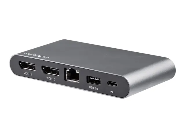 StarTech.com USB C Dock, 4K Dual Monitor DisplayPort, Mini Laptop ...