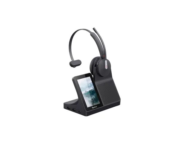 Yealink WH64 Workstation Mono - Hodesett on-ear - DECT / Bluetooth - trådløs - Certified for Microsoft Teams 