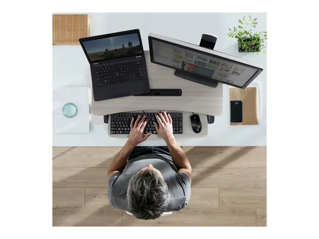 Ergotron WorkFit-Z Mini - Stående skrivebordomformer rektangulær d...