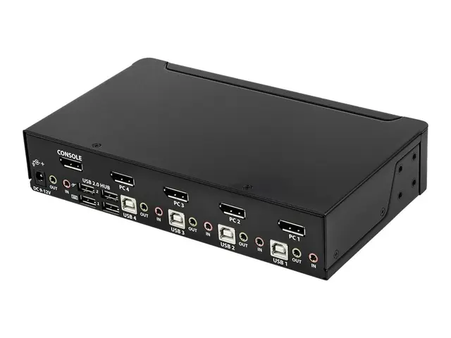 Startech 4 Port DisplayPort KVM Switch, 4K 60Hz, Single Display, D...
