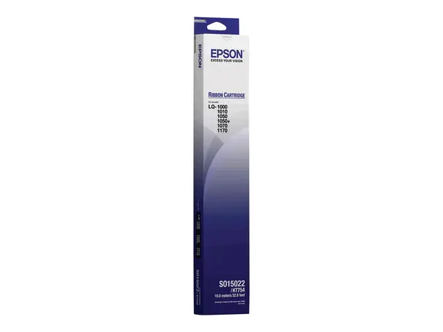 Epson - Svart stoffbånd for skriver LQ 1000, 1010, 1050, 1050+, 10...