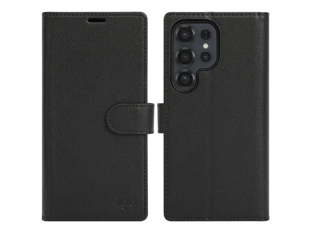 iiglo - Lommebok for mobiltelefon 2-i-1 polyuretanlær svart Samsun...