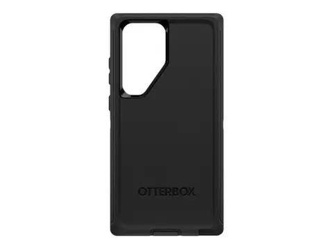 OtterBox Commuter Series - Baksidedeksel for mobiltelefon antimikrobielt - polykarbonat, syntetisk gummi - svart - for Samsung Galaxy S23 Ultra