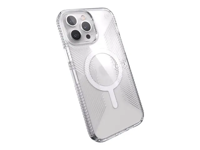 Speck Presidio Perfect-Clear Grip - Baksidedeksel for mobiltelefon...