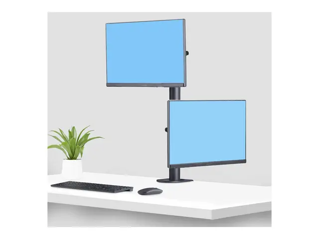 Startech Desk Mount For 2x Vertically Stacked Monitors, Dual 49", ...