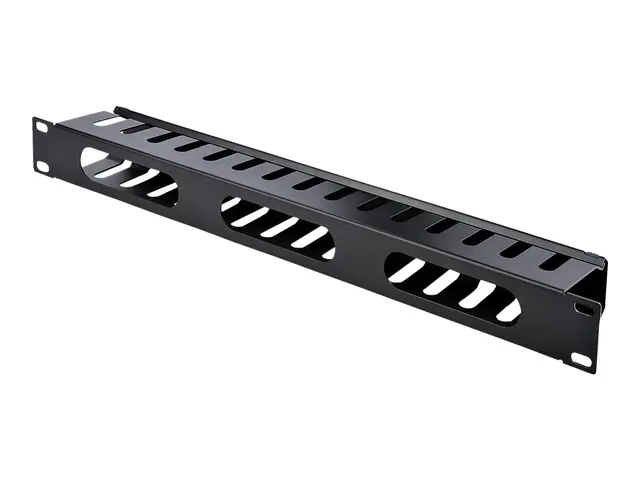 StarTech.com 1U Horizontal Finger Duct Rack Cable Management Panel...