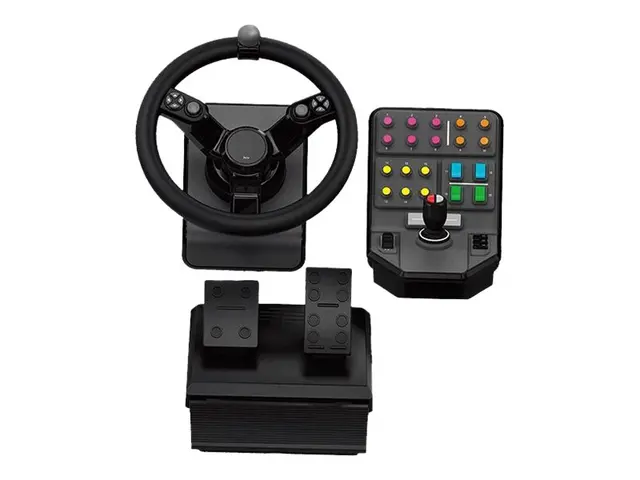 Logitech Heavy Equipment - G-Series - hjul- og pedalsett - kablet ...