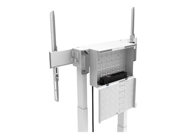 Neomounts FL55-875WH1 - Vogn for flatpanel motordrevet låsbar stål...