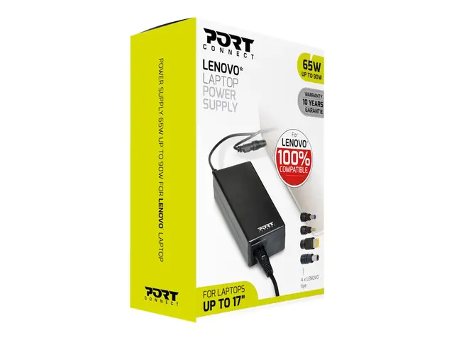 PORT - Strømadapter AC 100-240 V 65 watt Europa